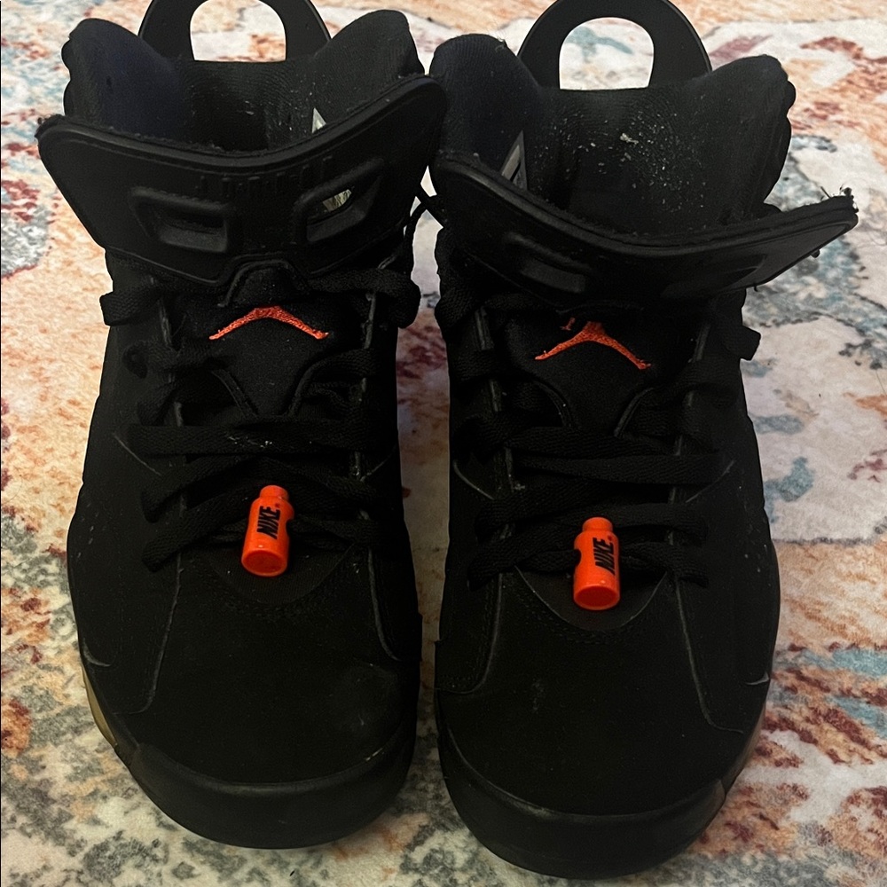 Nike Black and Orange Athletic Sneakers